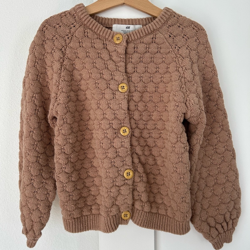 H&M Girls Textured Sweater